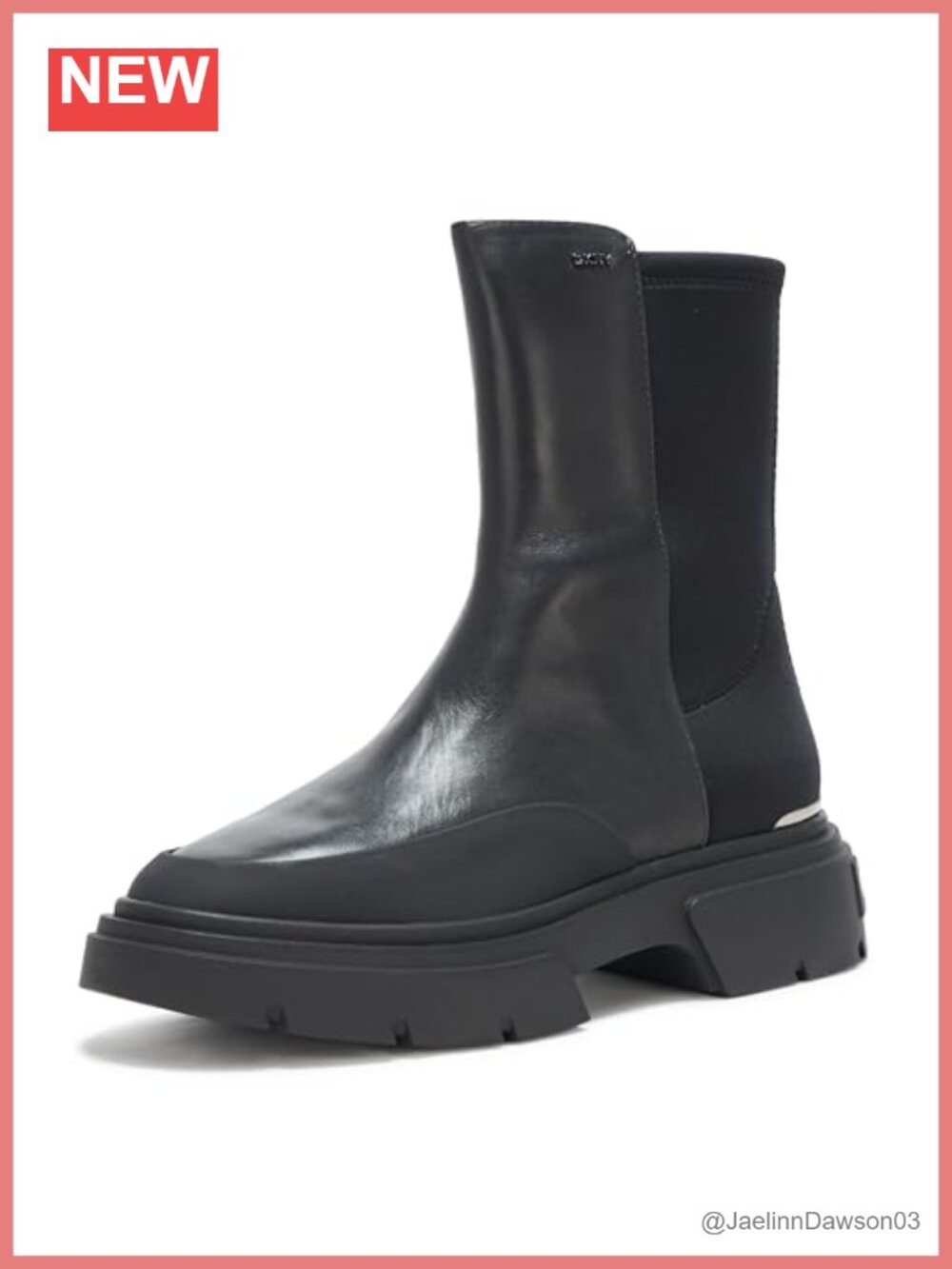 Women's Ankle Booties Leather Wedge Heel Chelsea Boots